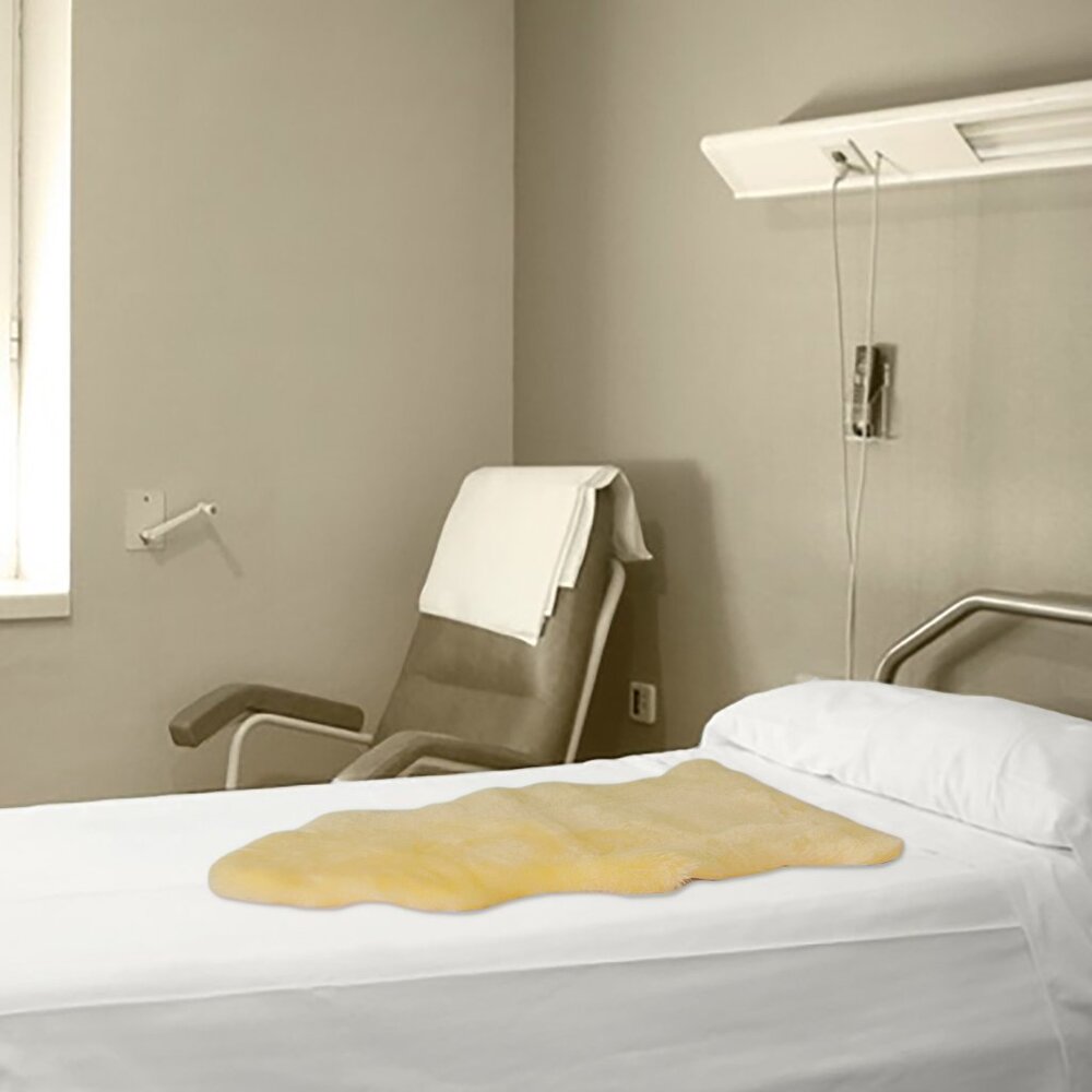 Natural Medical Classic Sheepskin Single Pelt | 1-Piece | Cornsilk | 24"x36"